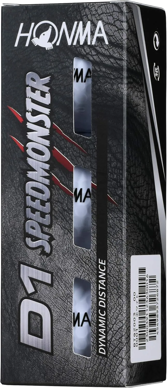 本間ゴルフ HONMA ゴルフボール D1 Speed Monster スピードモンスター 1ダース 12個入