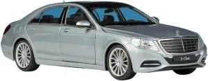 1 24 for Benz S-Class S500 Alloy Car Model Diecast Metal Toy Vehicles Simulation Car Model Collectible Ornaments Simulation Vehicle Playset