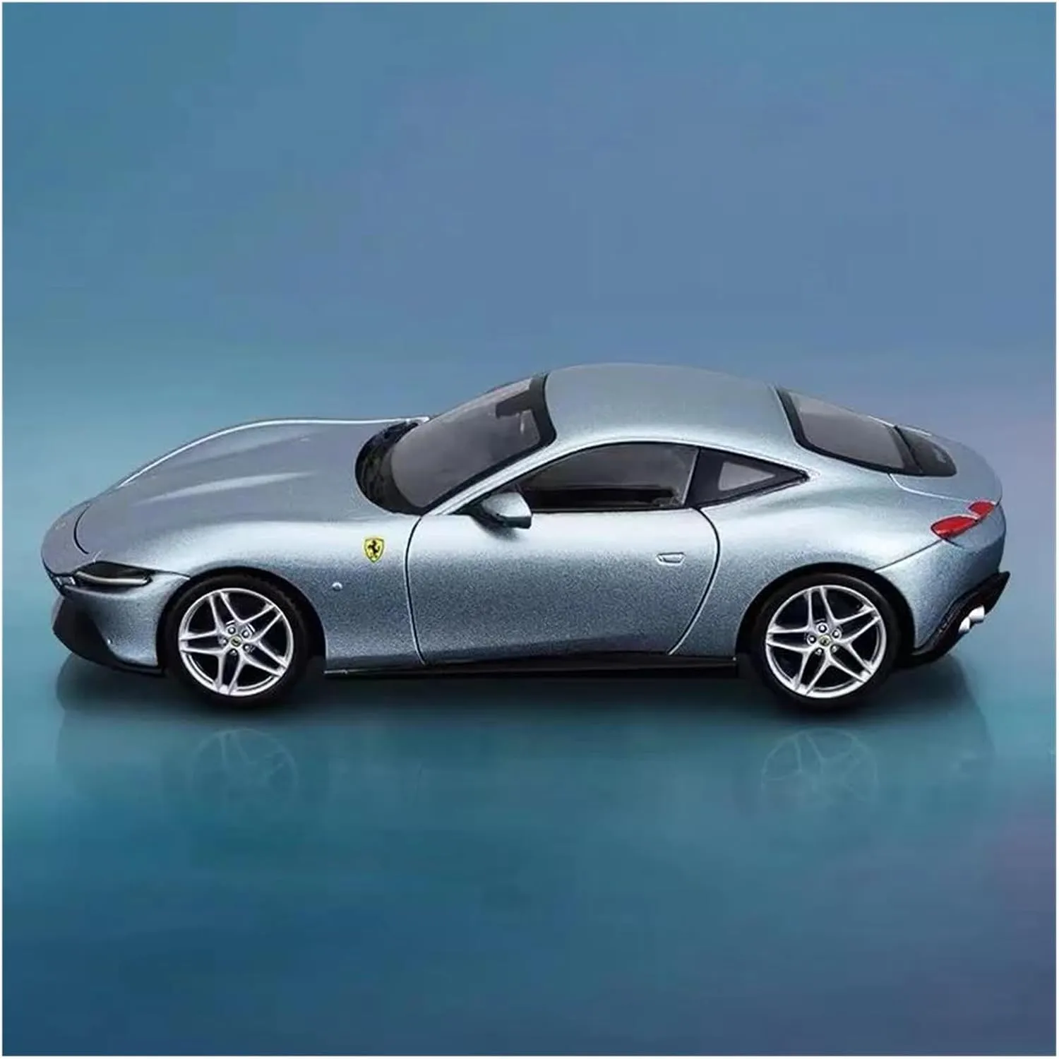 1 24 for Ferraris Roma Alloy Racing Car Model Diecast Metal Toy Super Sports Car Model Enthusiasts Collections Simulation Vehicle Playset(Red)