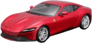 1 24 for Ferraris Roma Alloy Racing Car Model Diecast Metal Toy Super Sports Car Model Enthusiasts Collections Simulation Vehicle Playset(Red)