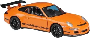 1 24 for Porsche 911 GT3 RS Alloy Track Racing Car Model Diecast Metal Sports Car Model Collections Decorations Scale Vehicles Toys(Orange)