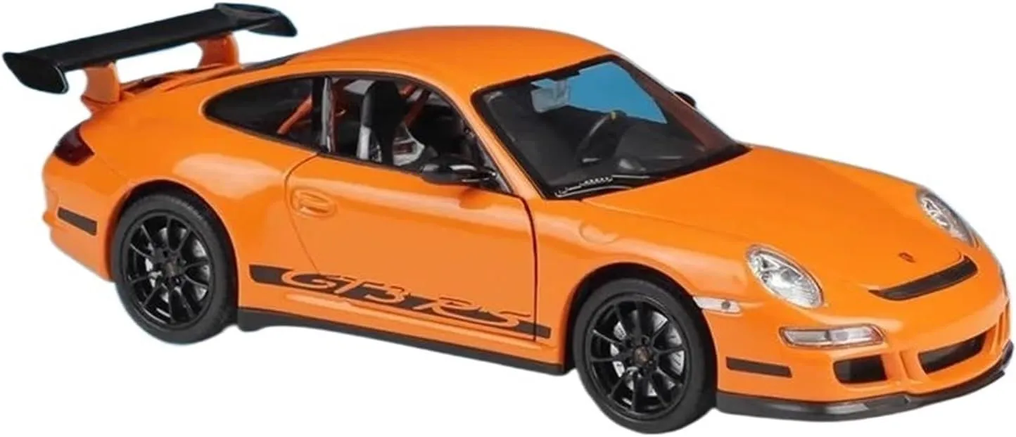 1 24 for Porsche 911 GT3 RS Alloy Track Racing Car Model Diecast Metal Sports Car Model Collections Decorations Scale Vehicles Toys(Orange)
