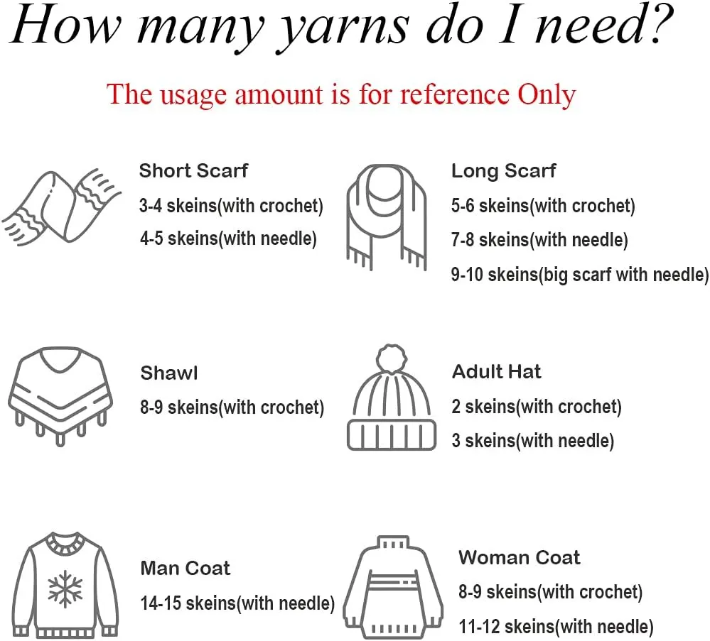 100% Inner Mongolian Cashmere Yarn, 6-Ply Luxurious and Soft Yarn for Hand Knitting & Crocheting (Coffee,1 Ball)