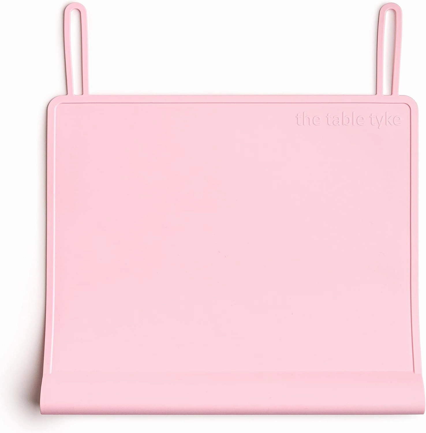 100% Silicone Placemat with Teething Edge Bumper/Spill Stopper | Dishwasher Safe, Travel Ready Non-Slip Suction Activity Mat for Infants, Babies, Toddlers, Children, Kids (Ballet Pink)