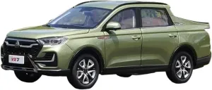 1:18 for China Heavy Truck Vgv Vx7 Pickup SUV Alloy Car Model Simulation Collection Ornament Mini Simulation Toys(Green)