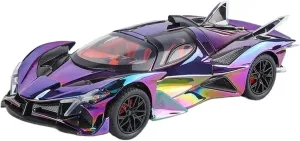 1:24 for EVO Electroplated Version Alloy Model Sports Car(Purple)
