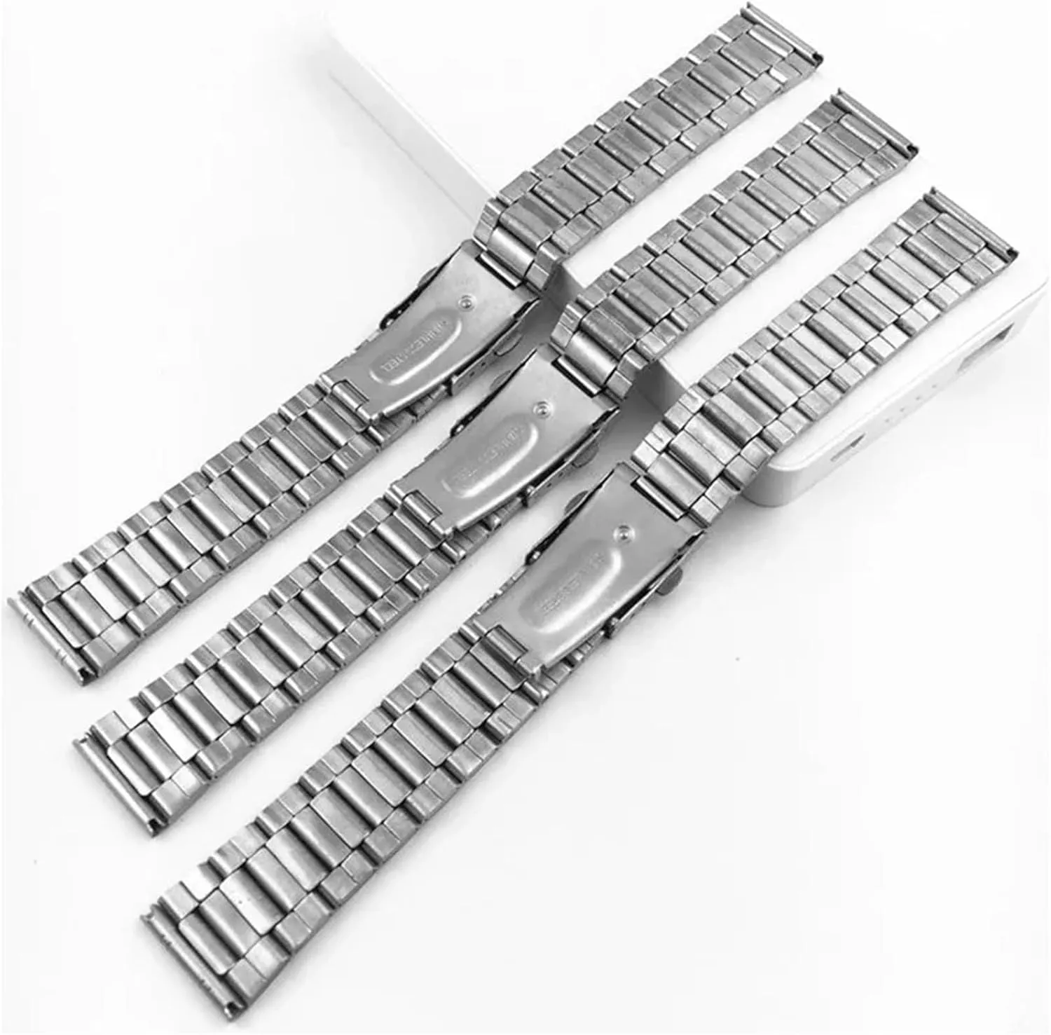 12mm 14mm 16mm 18mm 20mm 22mm Stainless Steel Strap Sliver Adjustable Smart Watch Band Women Men