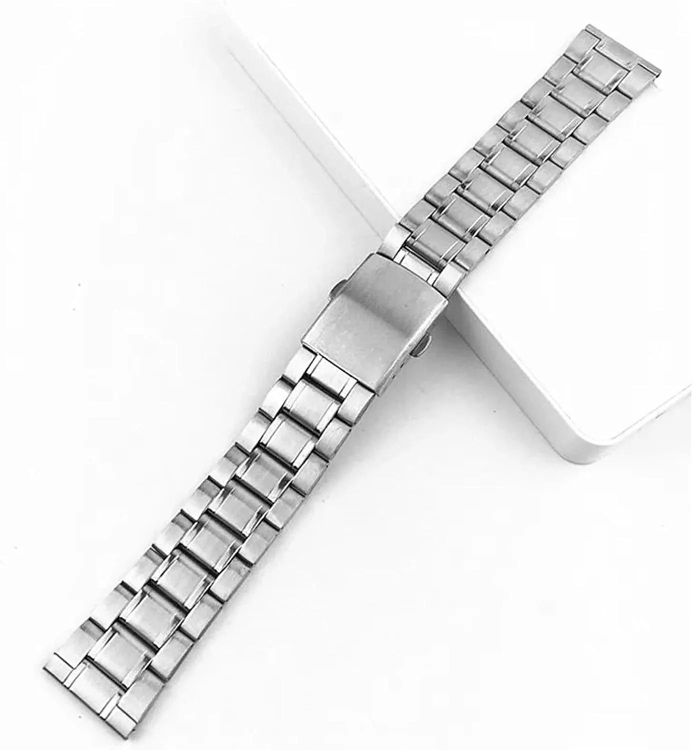 12mm 14mm 16mm 18mm 20mm 22mm Stainless Steel Strap Sliver Adjustable Smart Watch Band Women Men