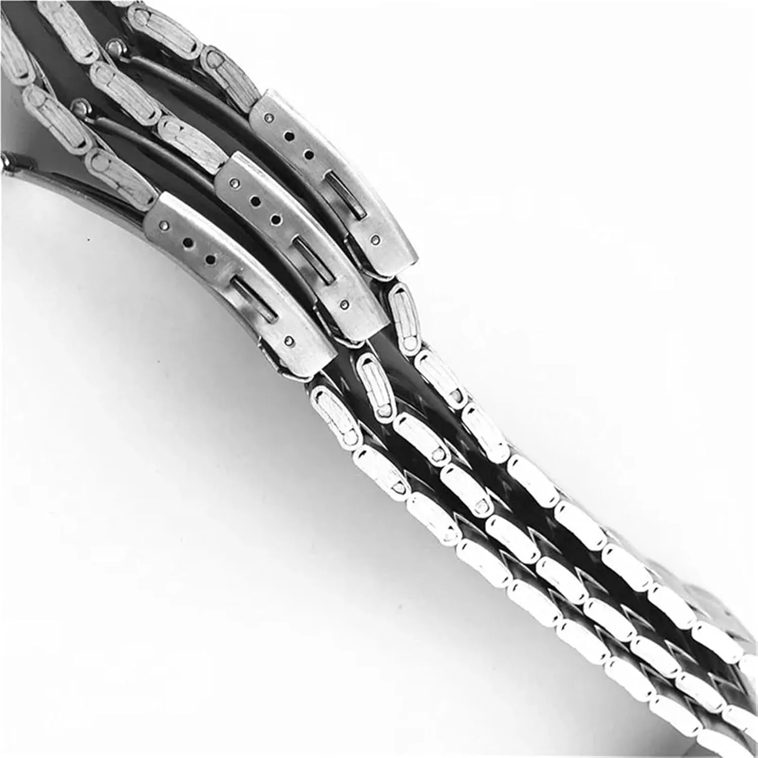 12mm 14mm 16mm 18mm 20mm 22mm Stainless Steel Strap Sliver Adjustable Smart Watch Band Women Men