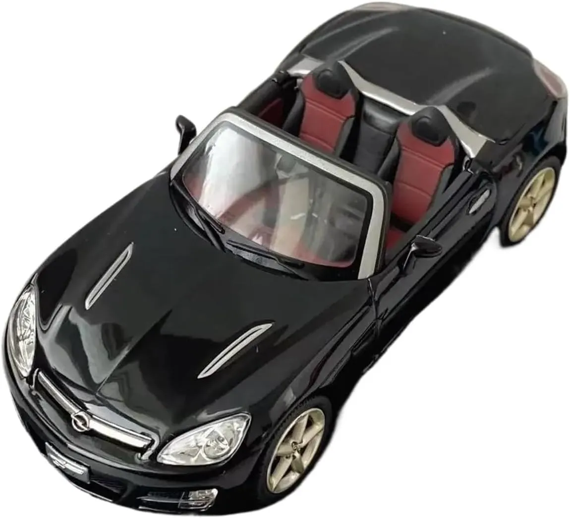 1：43 for Opel Gt Roadster Burgundy Interior Alloy Car Model Collection Souvenir Ornaments Mini Simulation Toys
