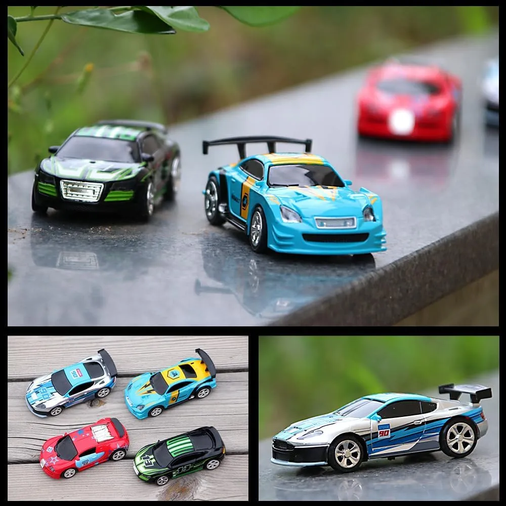 1/58 Scale Mini RC Drift Car for Adults, 2.4GHz Wireless Remote Control Sports Racing Car, Ultra Small RC Cars Support Mobile APP Control