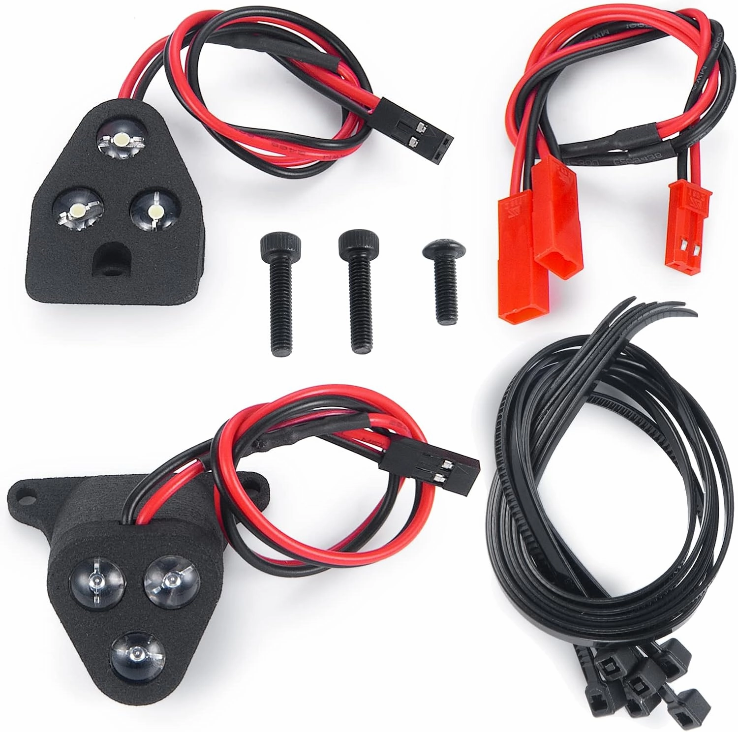 1:8th RC Car LED Light Kit Headlight Taillights Front/Rear Lamp for 1/8 ARRMA Typhon 6S BLX/TLR Buggy Upgrades