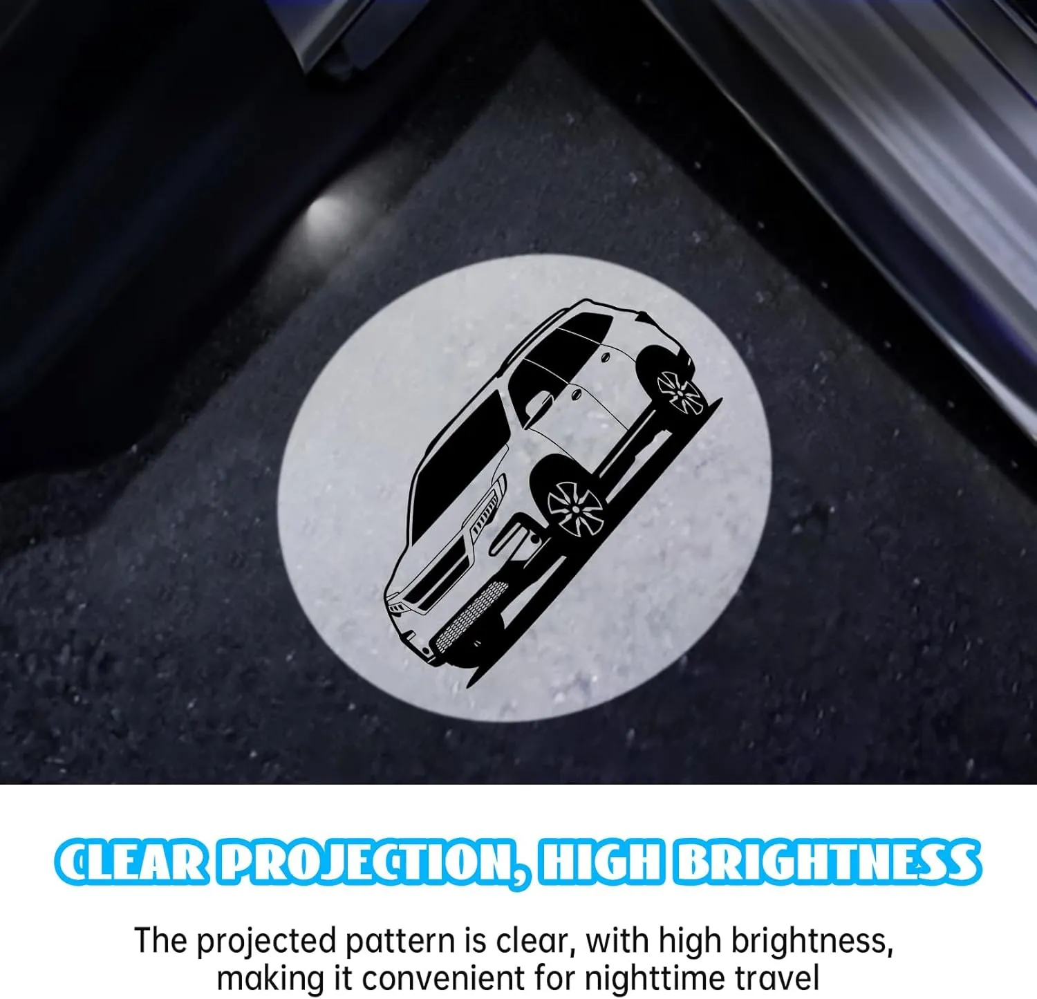 2 Pack LED Car Door Projector Courtesy Lights Ghost Shadow Welcome Lamp Accessories Compatible with Honda Pilot 2009-2024 2025 accessories