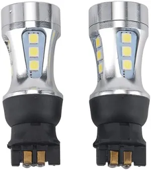2 Super Bright Canbus Xenon White Error Free PW24W LED Bulb