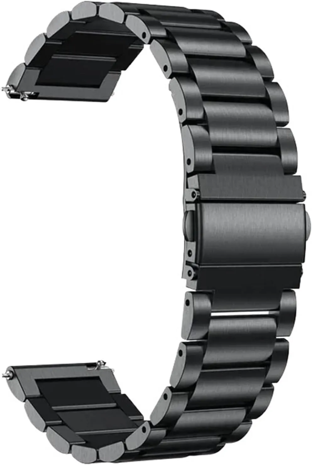 20mm 22mm Metal Strap Stainless Steel Strap With Quick Release Adjustable Man Women Silver