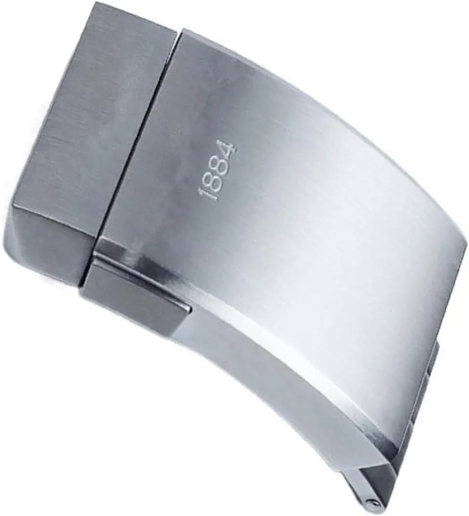 20mm Matt Shiny Thick Stainess Steel Buckle For Breitling Strap Polishing Double Click Clasp