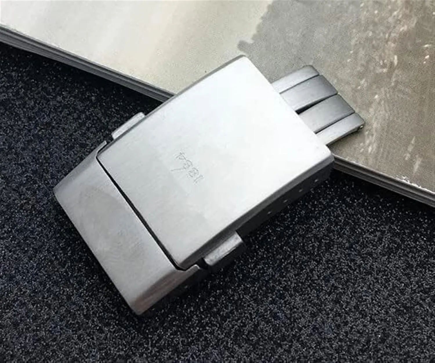 20mm Matt Shiny Thick Stainess Steel Buckle For Breitling Strap Polishing Double Click Clasp