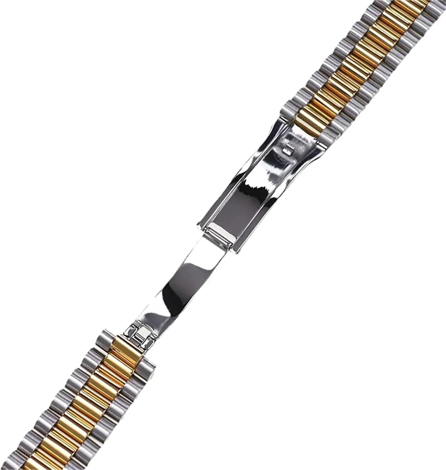 20mm Stainless Steel Strap Universal Watchband Accessories Adjustable Men's And Women's Quick Release
