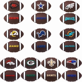 24PCS 3D Rugby Silicone Focal Beads Sports Silicone Beads Focal American Football Focal Beads for Beadable Pen Keychain Making DIY Pen Beads Making(3D Sports)