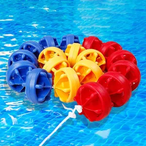 3.3ft - 60ft Pool Safety Floats Pool Divider Rope High Buoyancy Safety Floating Rope Line, UV-Proof & Eco-Friendly Lane Separation Cord, Clearly Distinguish Between Waters