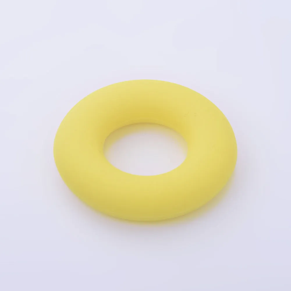 3/4" Donut ring silicone teether teething Round Circle Silicone Teether toy 100% Food Grade Silicone Beads Wholesale 1pcs 102571