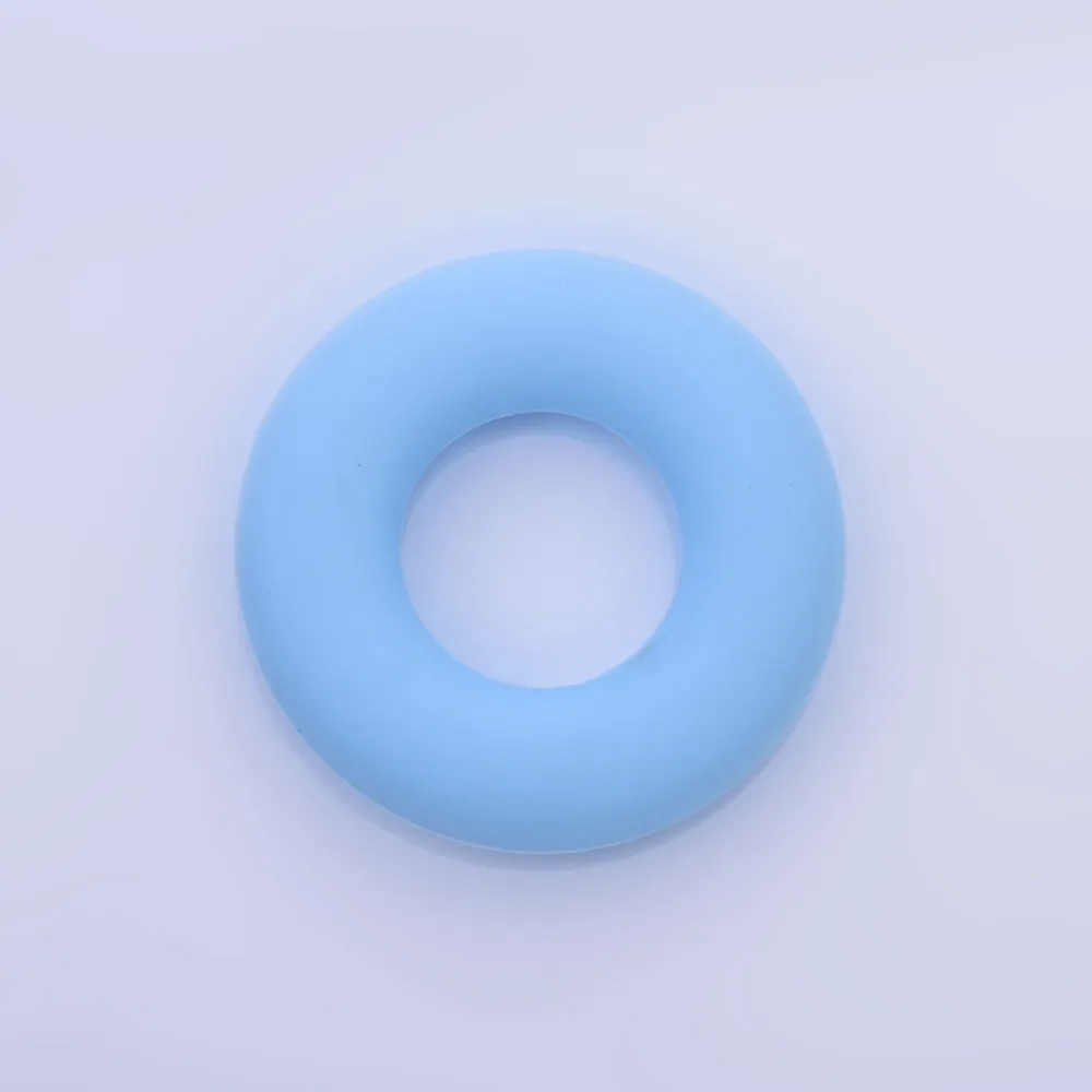 3/4" Donut ring silicone teether teething Round Circle Silicone Teether toy 100% Food Grade Silicone Beads Wholesale 1pcs 102571