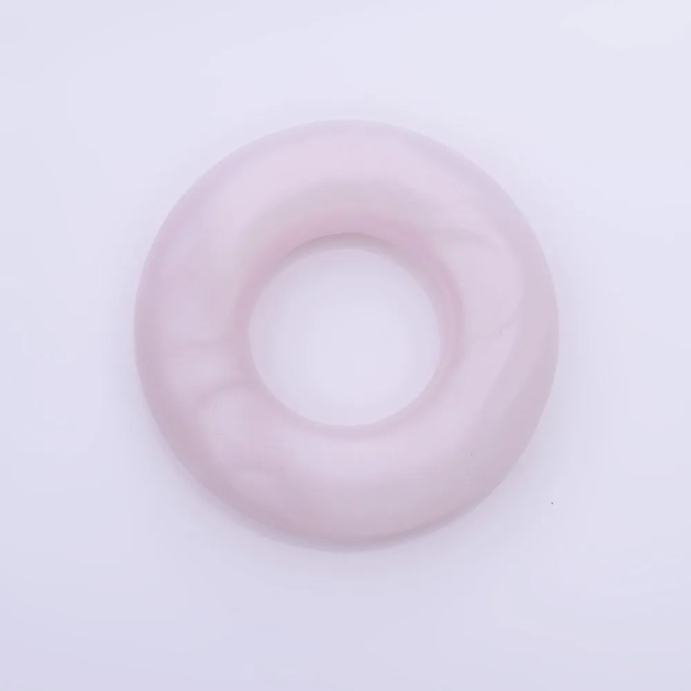 3/4" Donut ring silicone teether teething Round Circle Silicone Teether toy 100% Food Grade Silicone Beads Wholesale 1pcs 102571