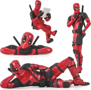 4Pcs Anime Action Figures Toys, Classics Figures Model for Home, Car, Desk and Computer Decorations