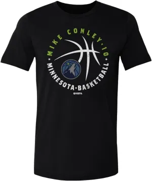 500 LEVEL Mike Conley Minnesota Timberwolves Shirt - Mike Conley Minnesota Timberwolves Player Ball WHT