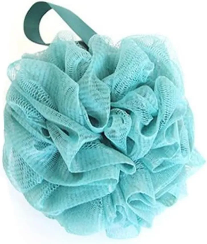 5pcs Bath Portable Shower Sponge for Body Cleansing Soft and Comfortable Bathing Accessories Green and Beige for Relaxation and Skin Care