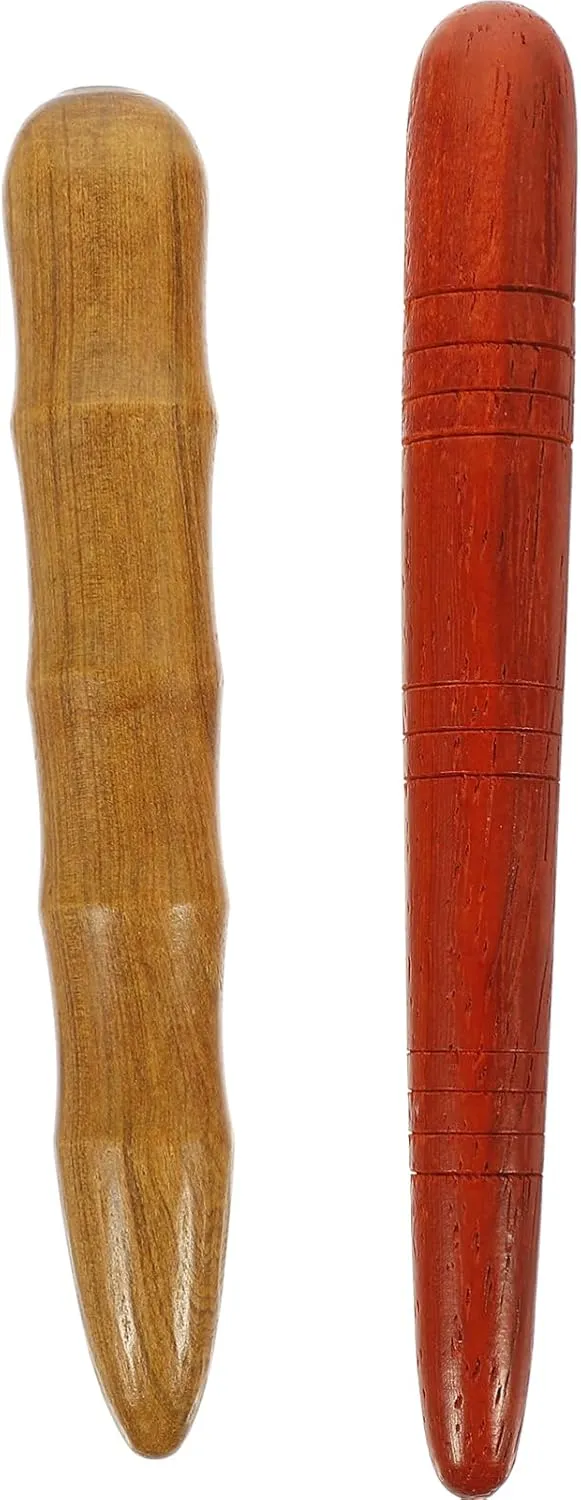 5sets Circulation Foot Tool Wooden Massage Stick for 's Reflexology Trigger 2pcs*5