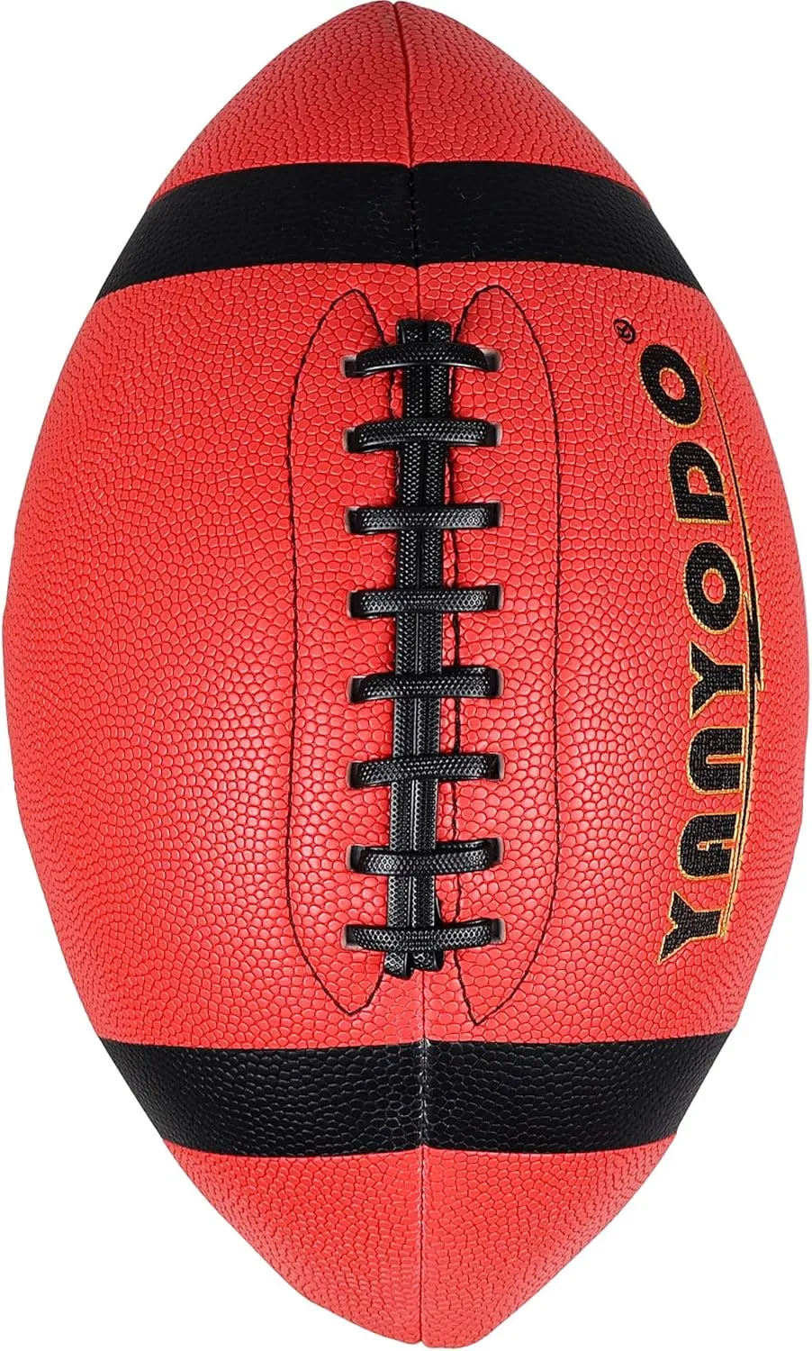 6 Pack Football Size 9 Official Sized Ball with Textured Grip for Youth High School&College Practice, Match and Scrimmage Play Indoors & Outdoors All Weather Use with Pump