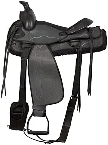 8" inches Seat Children Pony Kids Western Synthetic Miniature Equestrian Trail Barrel Racing Cordura Lightweight Tack Comfort Horse Riding Saddles Classic Quality Handmade Size 8" inches Seat, SVJ38
