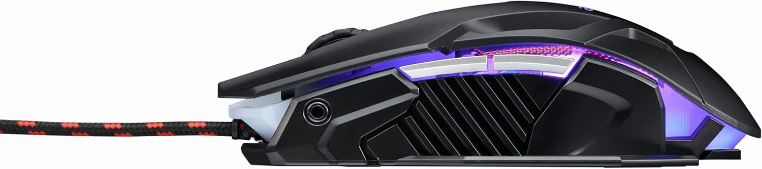Acer Nitro Gaming Mouse III: 6D Optical Gaming Mouse with High 125MHz Polling Rate | 7 Colorful Breathing Lights with LED Logo and Pattern | 6 Optional DPI Shifts (800-7200) | 6 Buttons