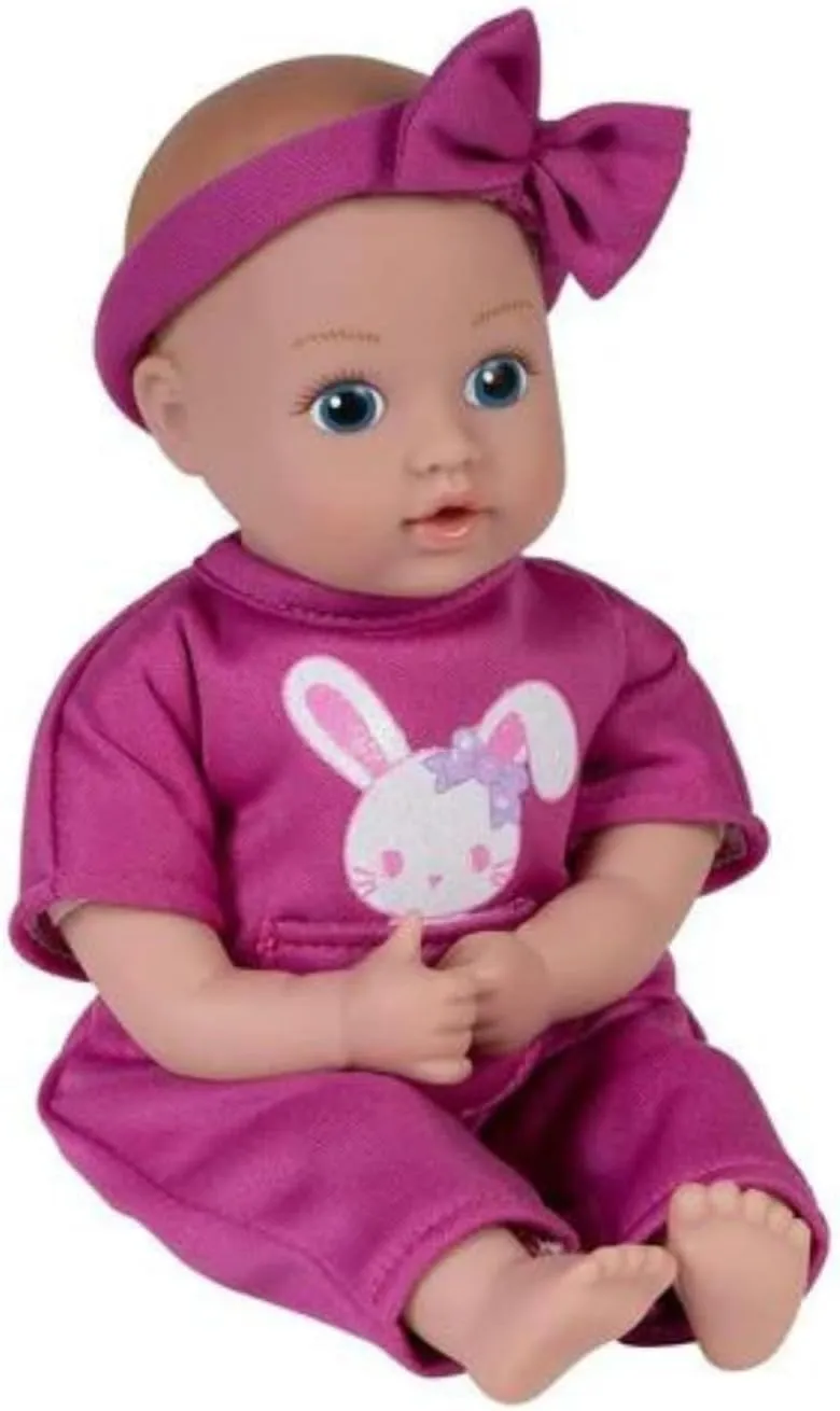 ADORA Be Bright Collections - Tots and Friends, 8.5” Baby Doll and Spirit Stuffed Animal, Made in Sweet Baby Powder Scent and Machine Washable, Birthday Gift for Ages 3  -Baby Bunny