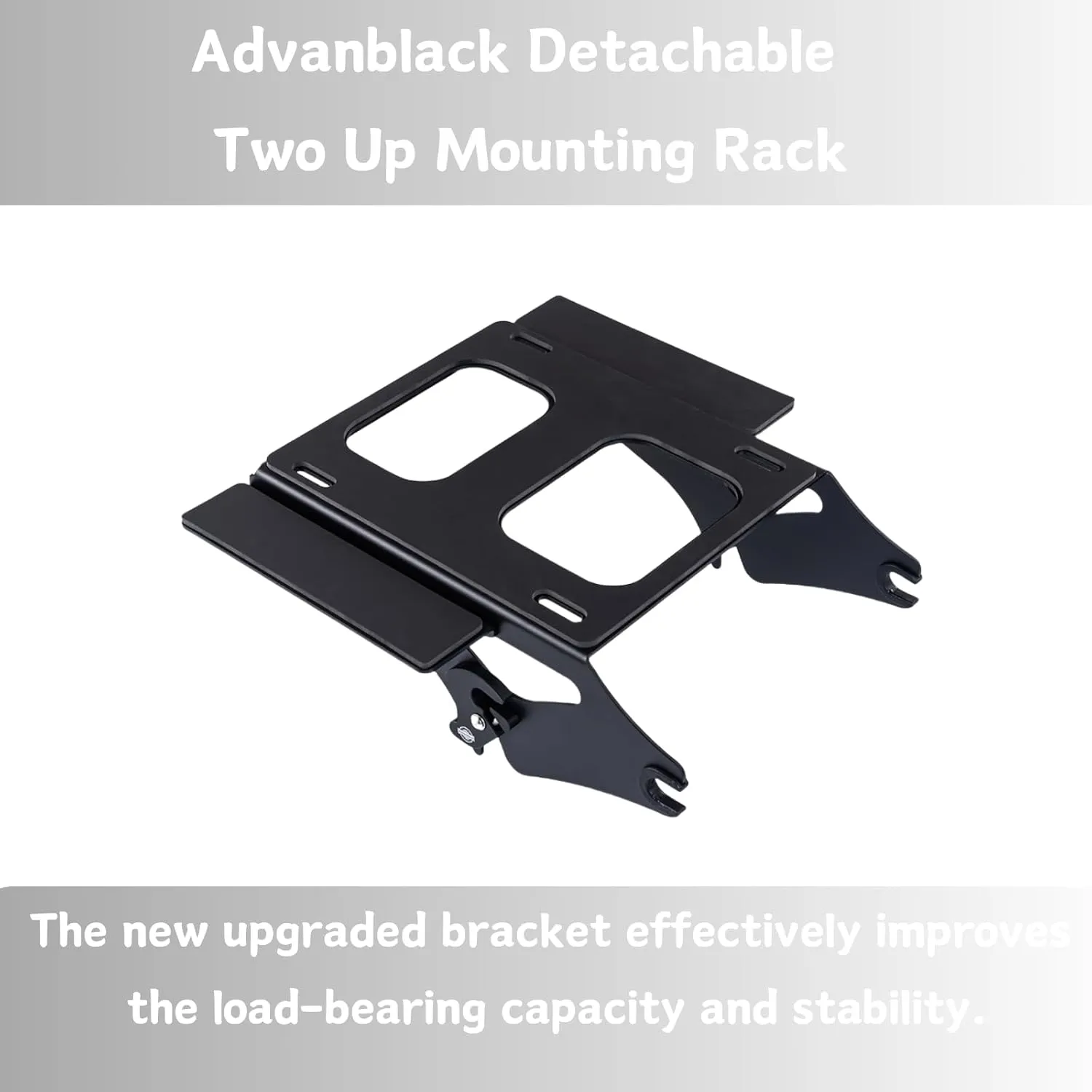 Advanblack Hard Candy Hot Rod Red Flake King Tour Pack, Black Mount Bracket & Top Luggage Rack Fit for 2009-Later Harley Touring, Road Glide, Street Glide Special, Road King, Electra Glide