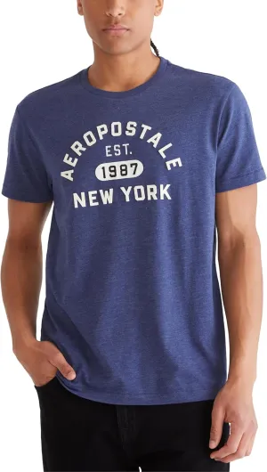 AEROPOSTALE Men's Arch Logo Short Sleeve Tee