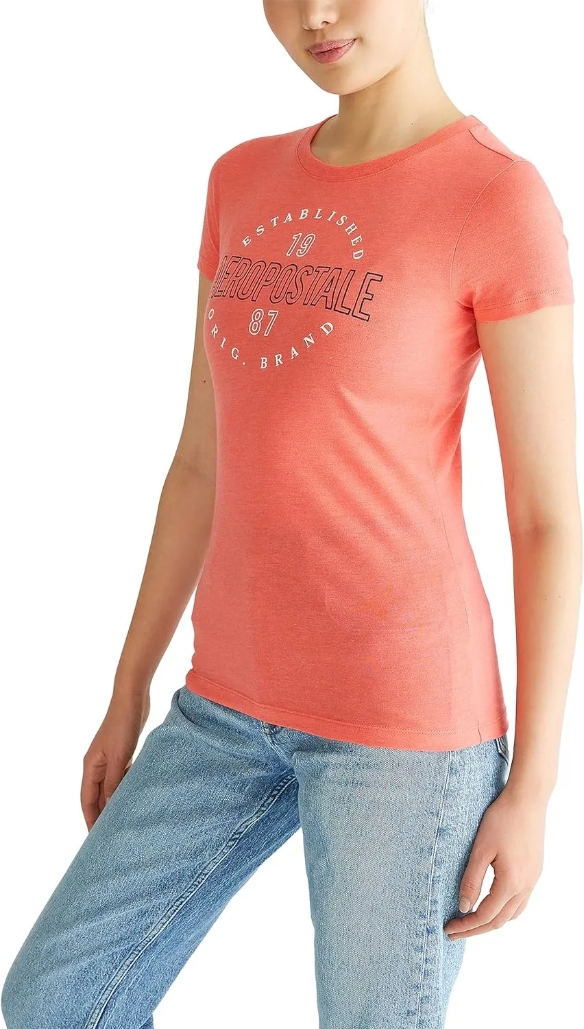 AEROPOSTALE Women's Shine Short Sleeve Graphic Tee