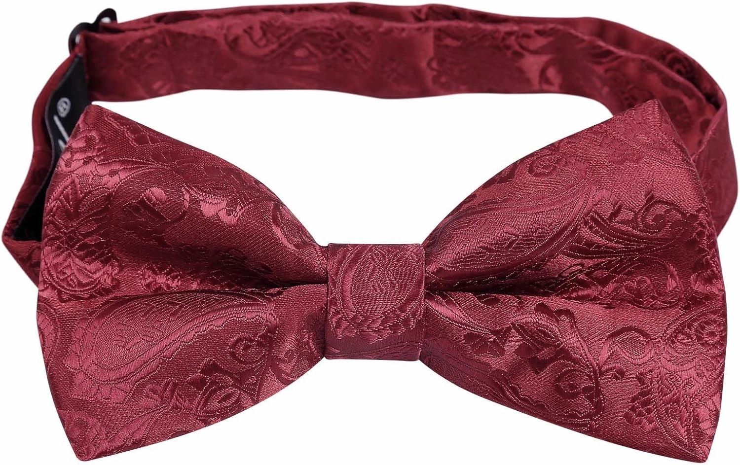 Alizeal Mens Paisley Bow Tie, Pocket Square, Cufflinks Set