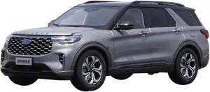 Alloy Resin Car Vehicle Model 1 18 Fit for Ford Explorer 2023 Static Simulation Die-Casting Alloy Car Model Collection Handicraft Decoration Festive Deluxe Gift (Color : A)