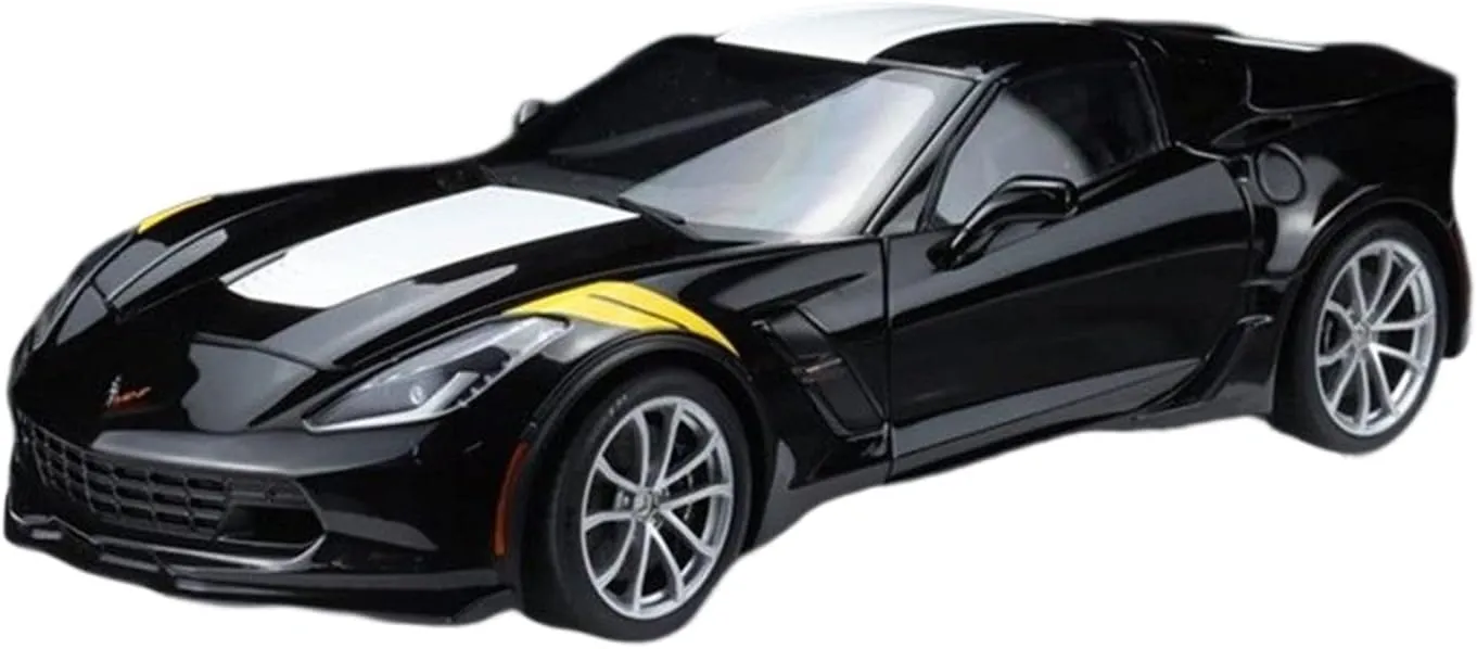 Alloy Resin Car Vehicle Model Fit for Chevrolet Corvette Grand Sport 1 18 Resin Simulation Car Model Vehicle Gifts Souvenir Decoration Festive Deluxe Gift