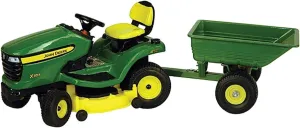 Alloy Resin Car Vehicle Model Fit for Deere X324 1:16 Alloy Garden Mower Tractor Model Adult Classic Collection Static Display Toy Festive Deluxe Gift