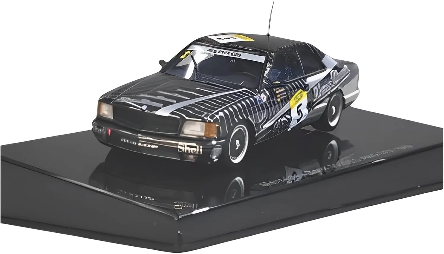 Alloy Resin Car Vehicle Model Fit for Mercedes Benz 500 SEC AMG W126 1989 1 43 Alloy Racing Car Model Decoration Ornament Festive Deluxe Gift