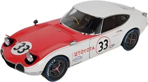 Alloy Resin Car Vehicle Model Fit for Toyota 2000GT 1 18 Alloy Racing Car Model Artwork Collectibles Souvenir Display Festive Deluxe Gift (Color : C)