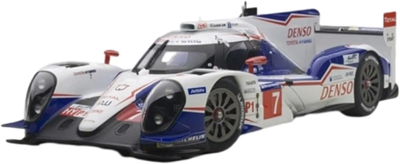 Alloy Resin Car Vehicle Model Fit for Toyota TS040 2014 1 18 Resin Fat Simulation Le Mans Racing Car Model Collectibles Souvenir Display Festive Deluxe Gift
