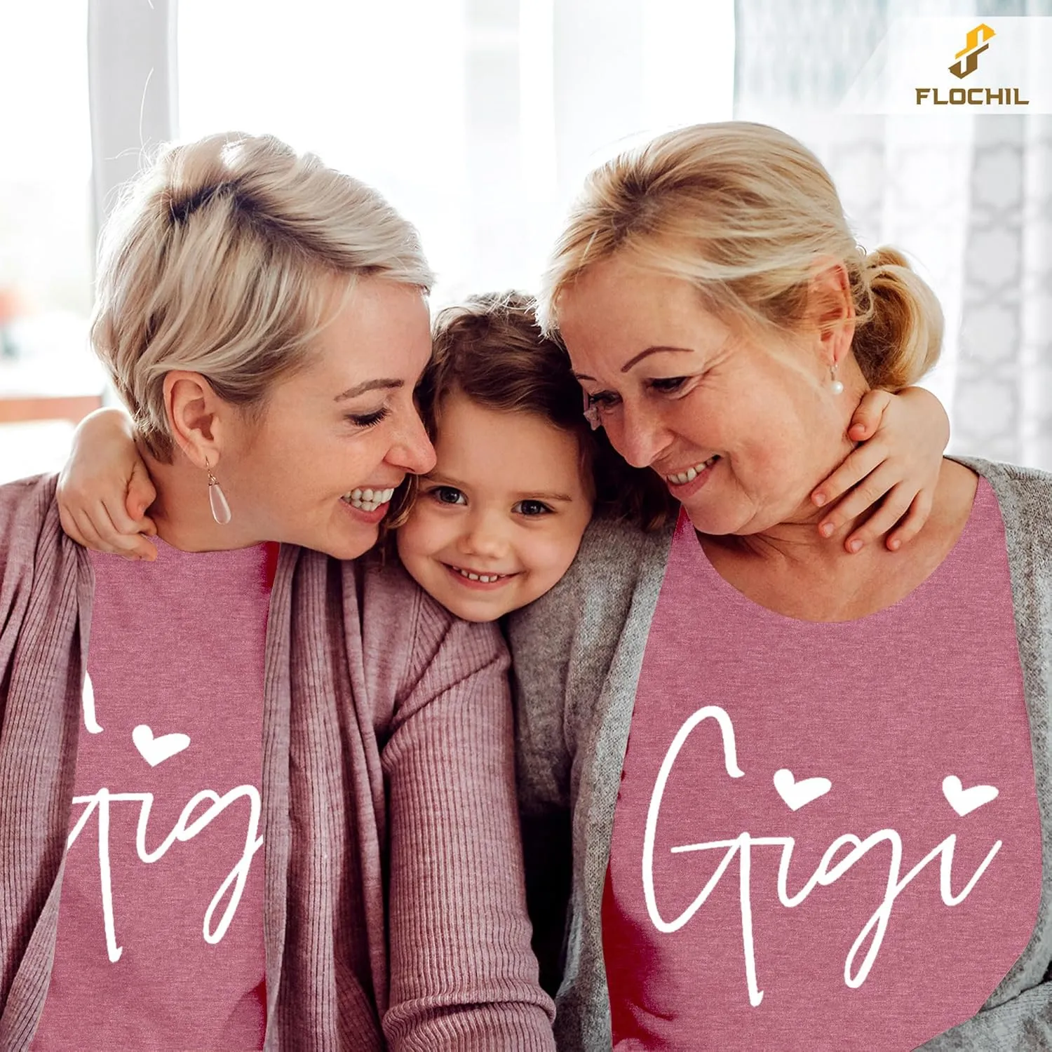 ALLTB Gigi Shirts Women Gigi Heart Graphic Tshirts Cute Grandma Shirt Nana Gifts Tops Casual Holiday Short Sleeve Tee