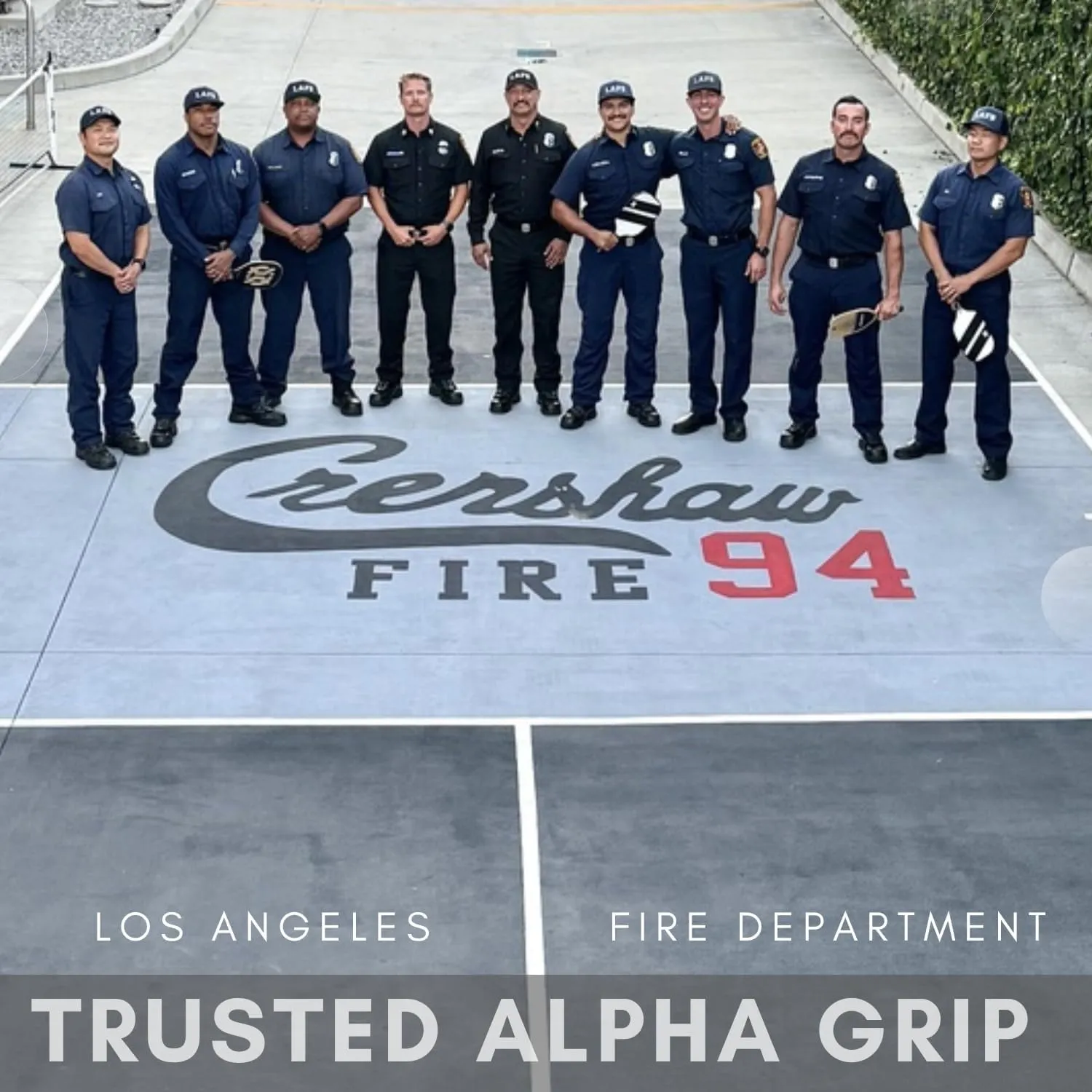 Alpha Grip Pickleball Court Paint for Concrete, Asphalt and Stone – Non-Skid Coating for Superior Traction (Pickleball Blue, 1 Gallon)