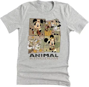 Animal Kingdom Safari Mickey and Friends Vacation Shirt Casual Unisex Short Sleeve