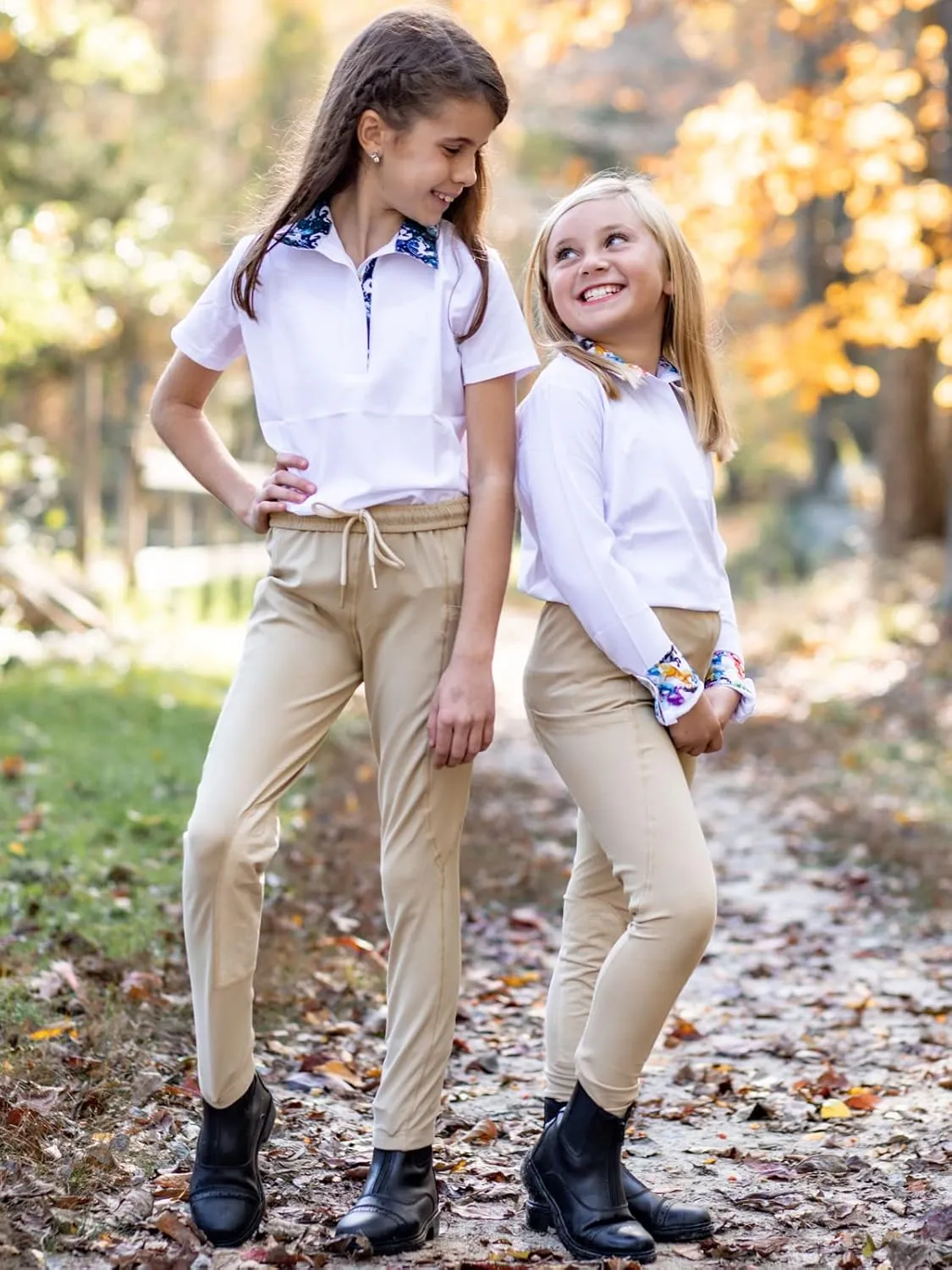 Anni Lyn Sportswear Girl's Ventilated Show Shirt II - Short Sleeve