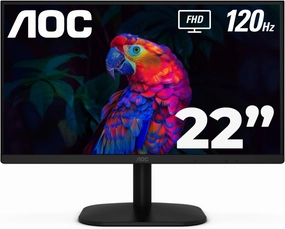 AOC 22B35HM23 22" Full HD (1920 x 1080) 120Hz LED Monitor, Adaptive Sync, VGA & HDMI, Flicker-Free, Low Blue Light, HDR Ready, VESA, Tilt Adjust, Eco-Friendly